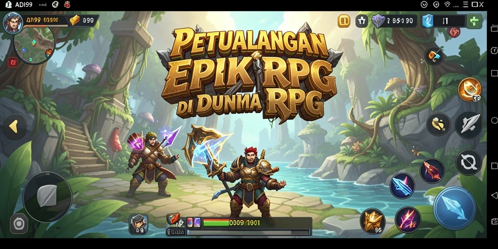 Tampilan gameplay seru dan menakjubkan dalam ADI99.
