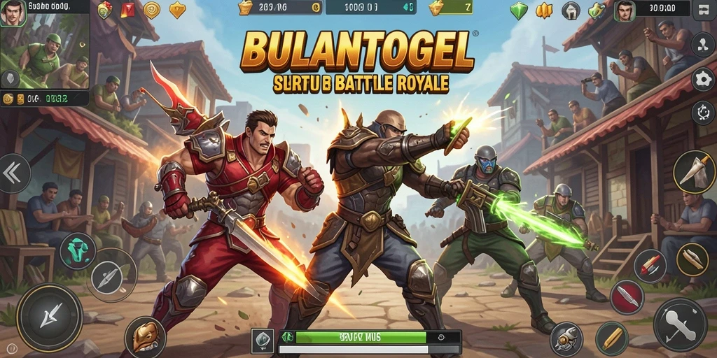 Tampilan seru pertempuran dalam BULANTOGEL yang mendebarkan.