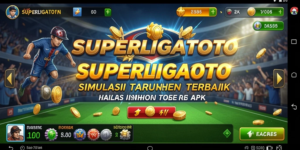 Gameplay seru dan menarik di SUPERLIGATOTO dengan grafis menawan.